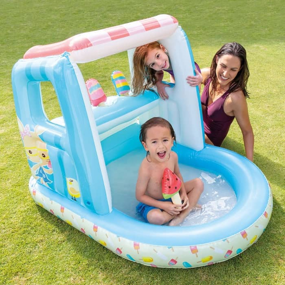 Piscinette gonflable marchand de glace intex