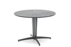 Table ronde FLEOLE pour 4-6 personnes, en aluminium, couleur GRIS ANTHRACITE