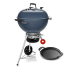 Pack barbecue weber master-touch gbs c-5750 ø 57 cm bleu + plancha