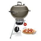 Pack barbecue weber master-touch gbs ø 57 cm gris + pierre à pizza