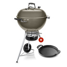 Pack barbecue weber master-touch gbs ø 57 cm gris + plancha