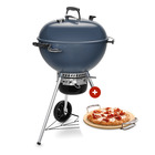 Pack barbecue weber master-touch gbs c-5750 ø 57 cm bleu + pierre à pizza