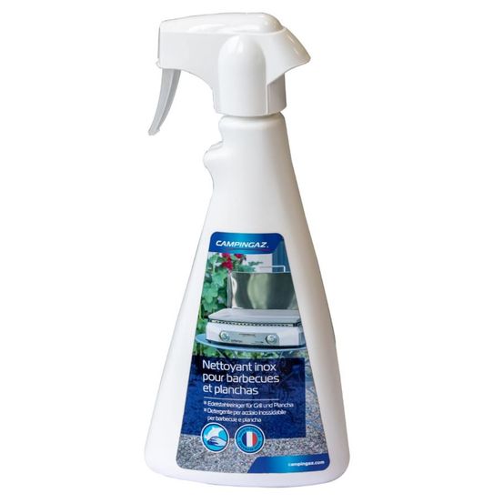 Spray vaporisateur nettoyant pour barbecue ou plancha inox campingaz