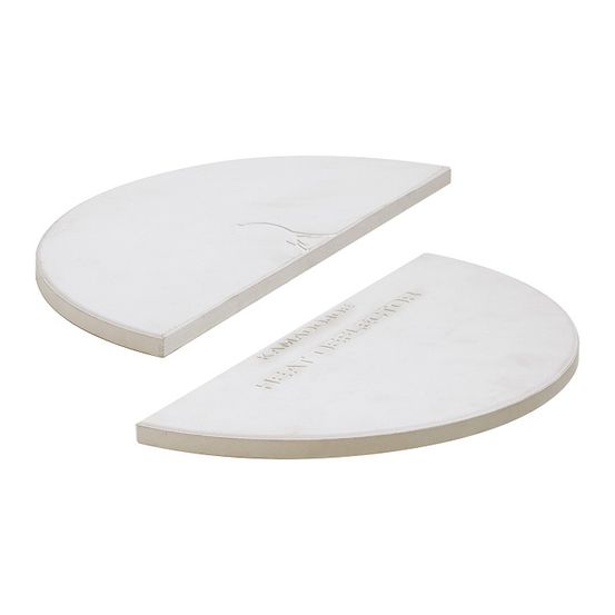 Déflecteur de chaleur demi-rond (x2) pour kamado big joe