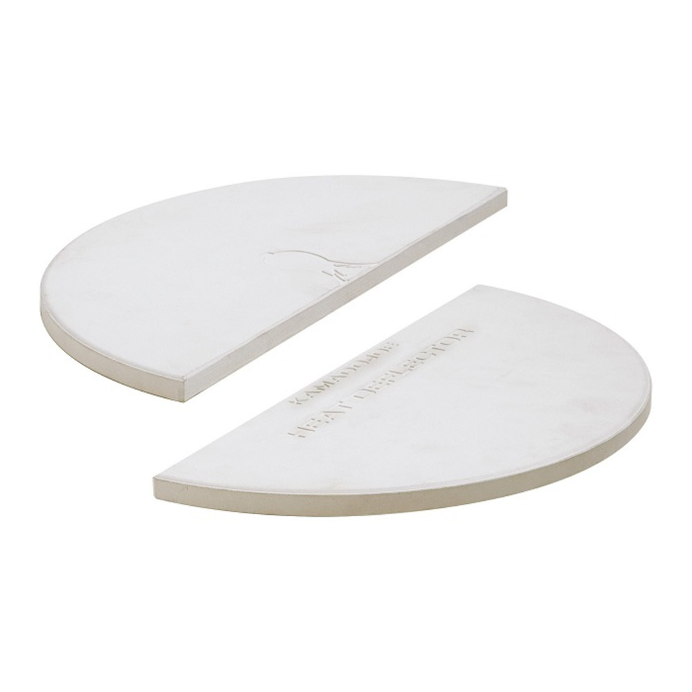 Déflecteur de chaleur demi-rond (x2) pour kamado classic joe