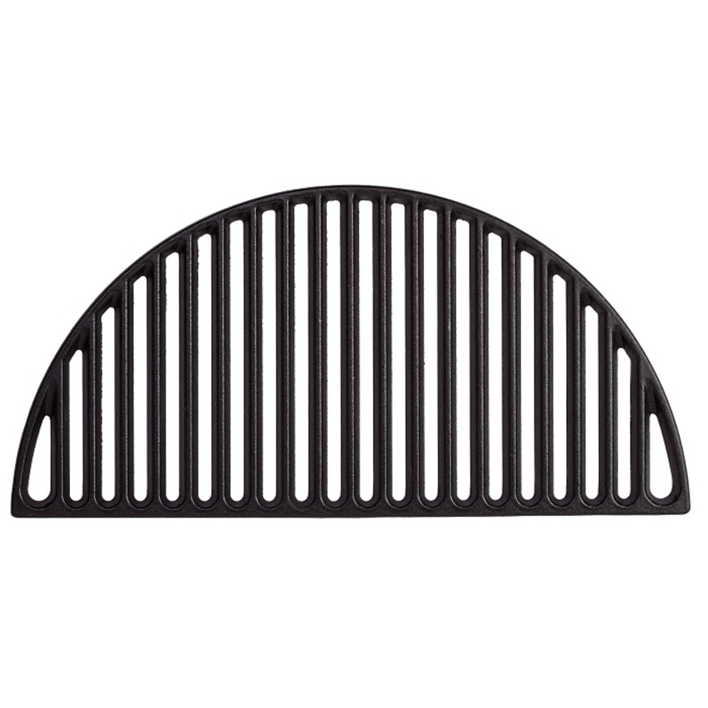 Grille de cuisson en fonte demi-lune - barbecue classic joe kamado