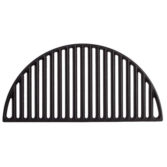 Grille de cuisson en fonte demi-lune - barbecue classic joe kamado