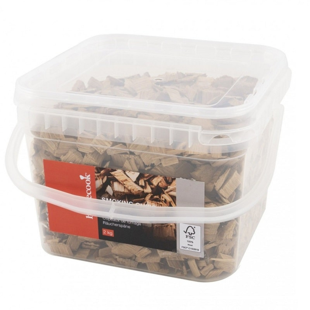 Seau de copeaux de fumage barbecook 2 kg - chêne