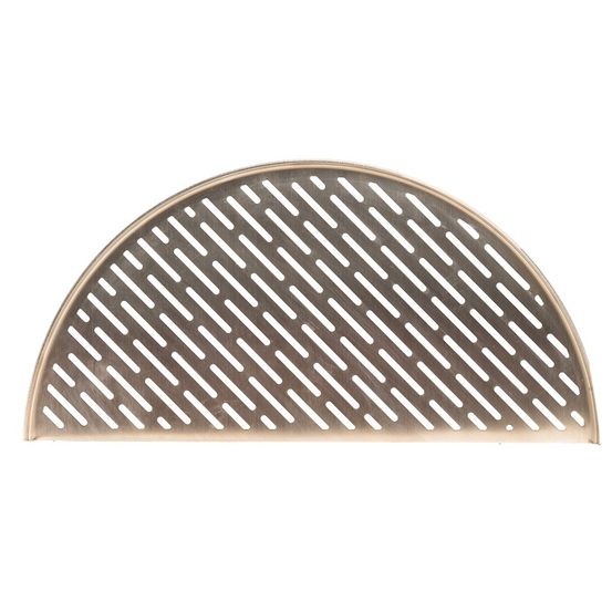 Plaque inox demi-lune - barbecue classic joe kamado