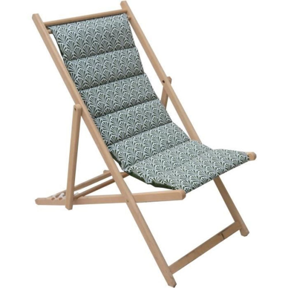 Transat - chilienne matelassée norvege avocat - tissu traité déperlant