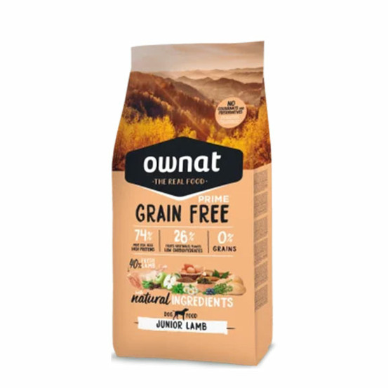 Croquettes prime grain free - junior agneau 3kg