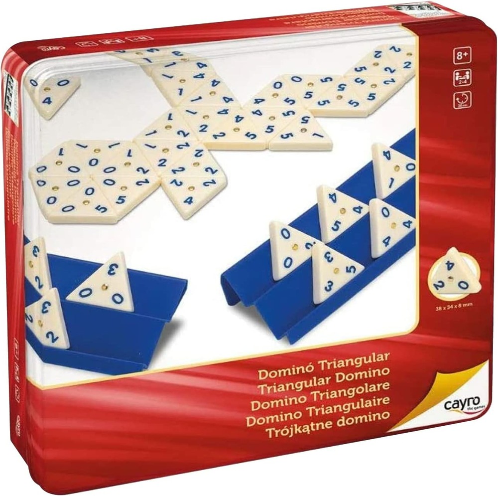Dominos triangulaires - coffret mÃ©tal