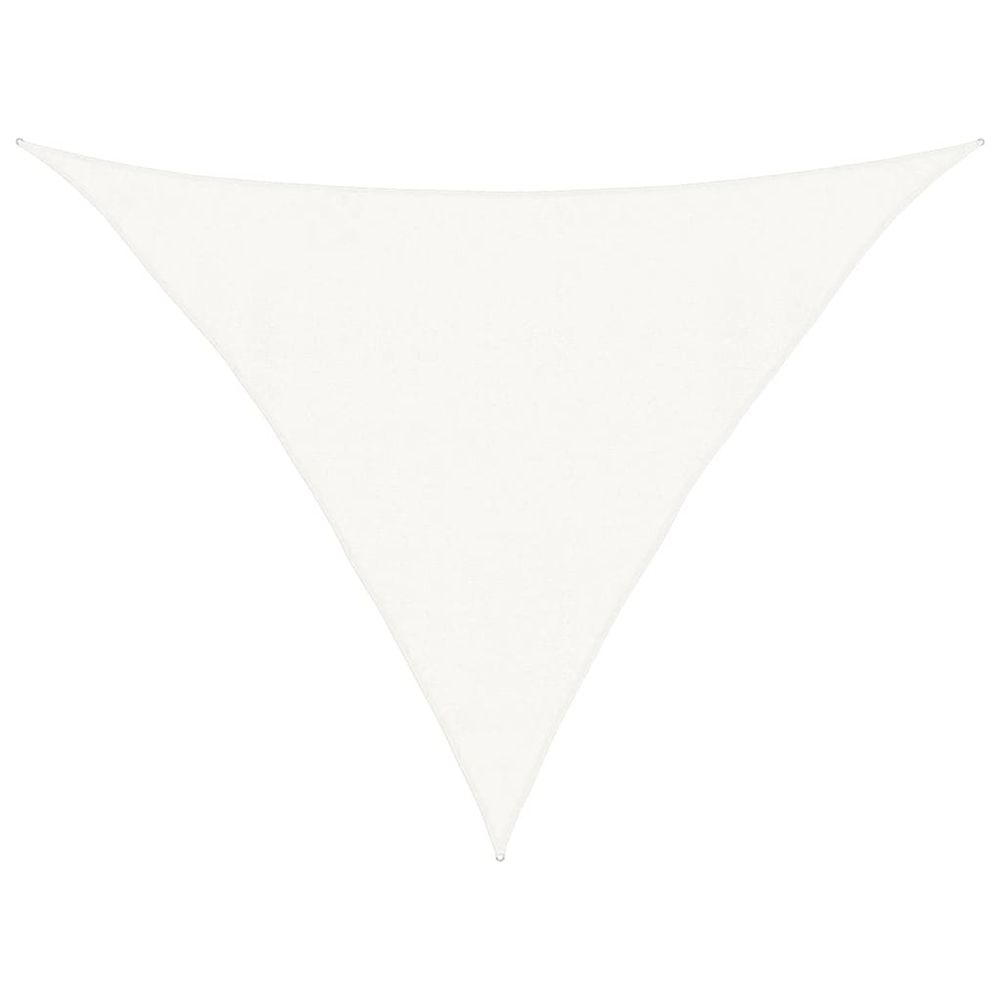 Voile d'ombrage 160 g/m² blanc 4x4x5,8 m pehd