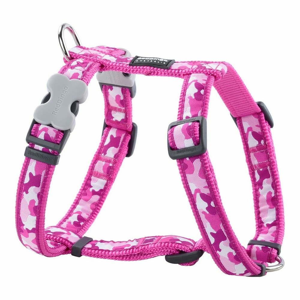 Harnais pour chien red dingo style fuchsia camouflage 30-48 cm