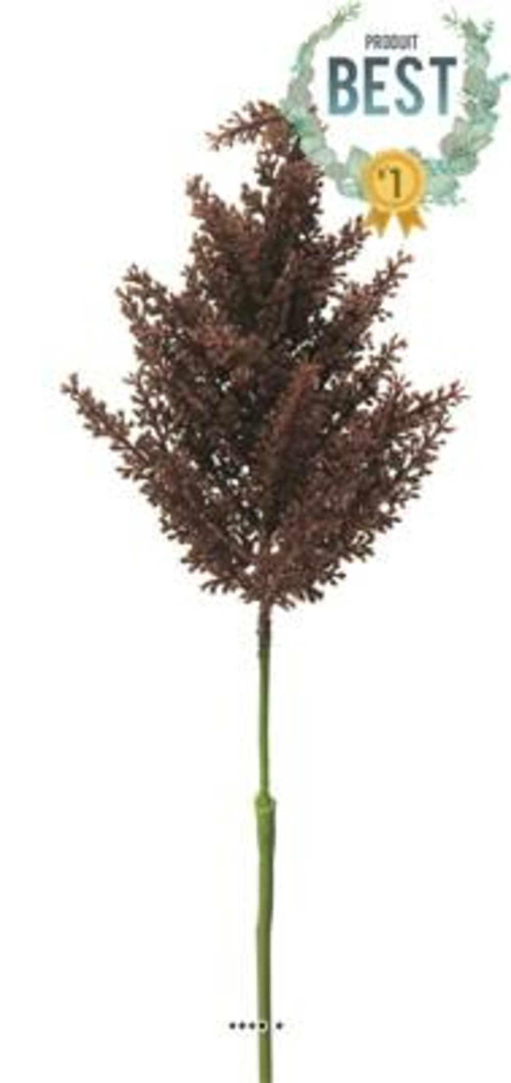 Astilbe artificiel en piquet, h 70 cm, grande densité bourgogne - best - couleur