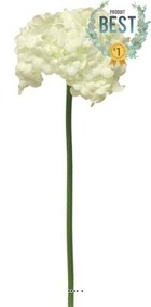 Fleurs de viorne artificielles en tige, h 30 cm crème - best - couleur: crème