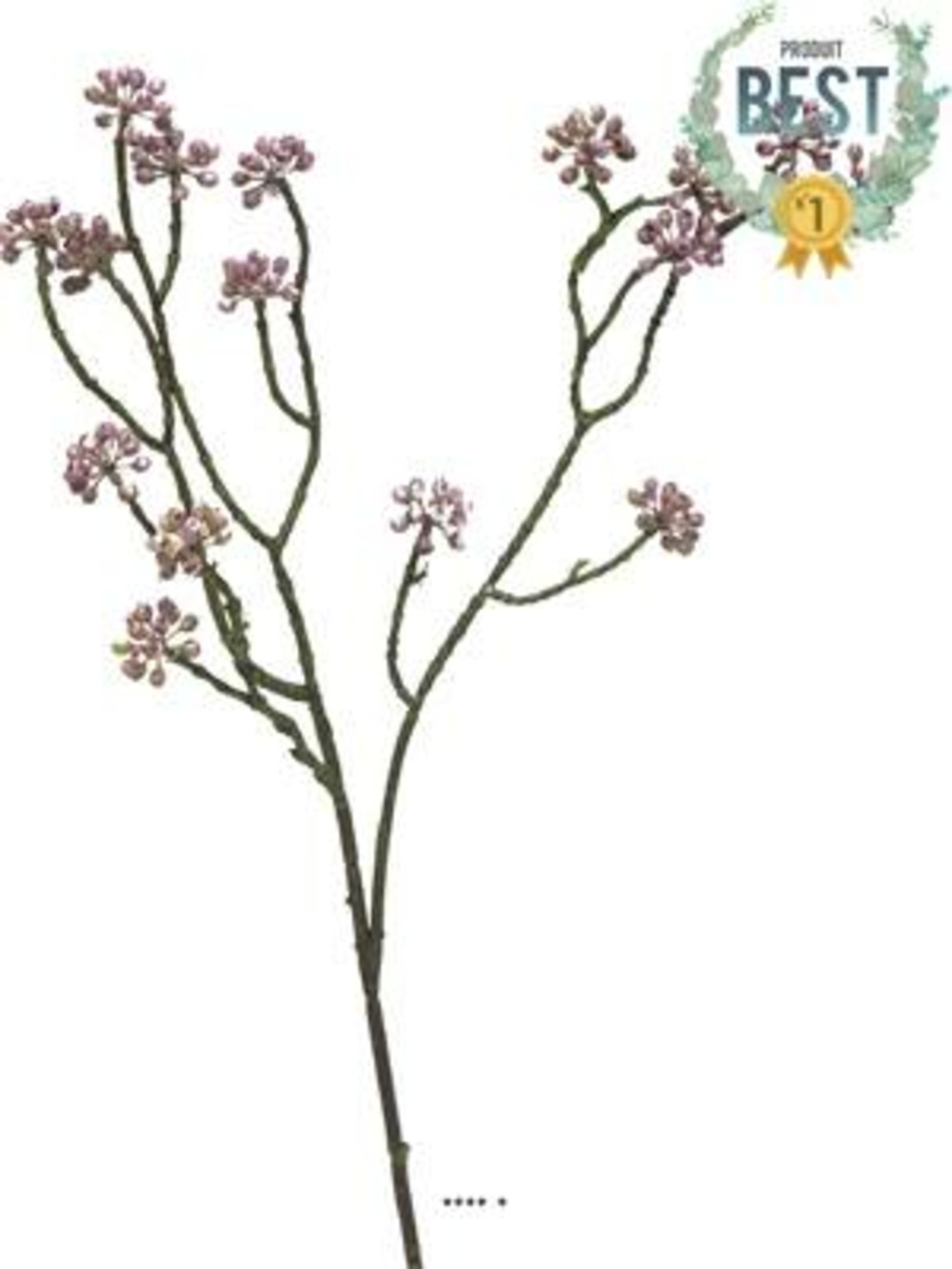 Minis fleurs colorées artificielles en branche, h 58 cm lavande - best - couleur