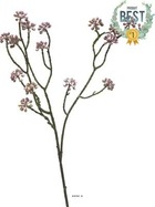 Minis fleurs colorées artificielles en branche, h 58 cm lavande - best - couleur