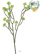 Minis fleurs colorées artificielles en branche, h 58 cm vert - best - couleur: v