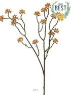 Minis fleurs colorées artificielles en branche, h 58 cm orange - best - couleur: