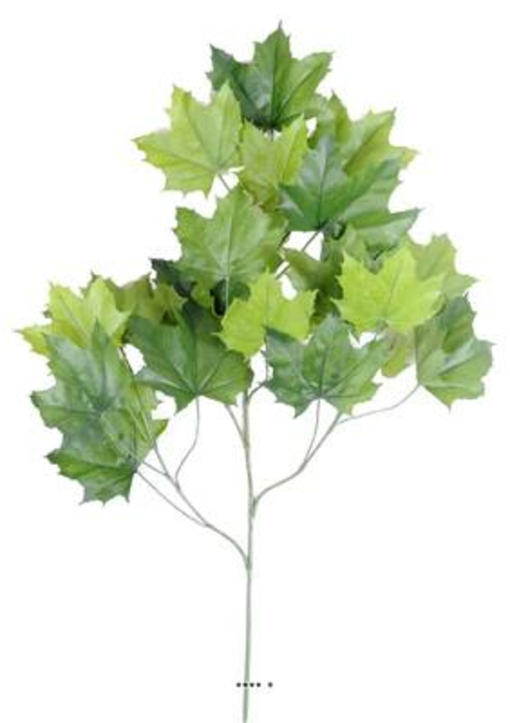 Branche de platane artificielle verte, 23 feuilles, h 78 cm, d 58 cm - couleur: