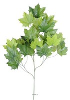 Branche de platane artificielle verte, 23 feuilles, h 78 cm, d 58 cm - couleur: