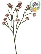 Minis fleurs colorées artificielles en branche, h 58 cm pourpre - best - couleur