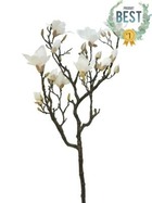 Fleurs de magnolia artificiel en branche, h 128 cm rose-crème - best - couleur: