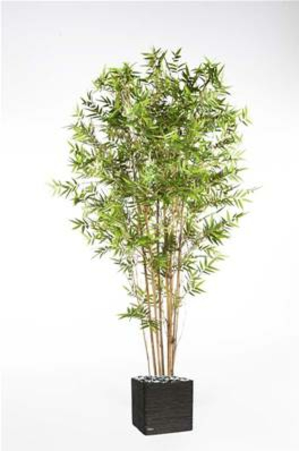 Bambou du japon oriental artificiel h 90 cm 1005 feuilles en pot - dimhaut: h 90