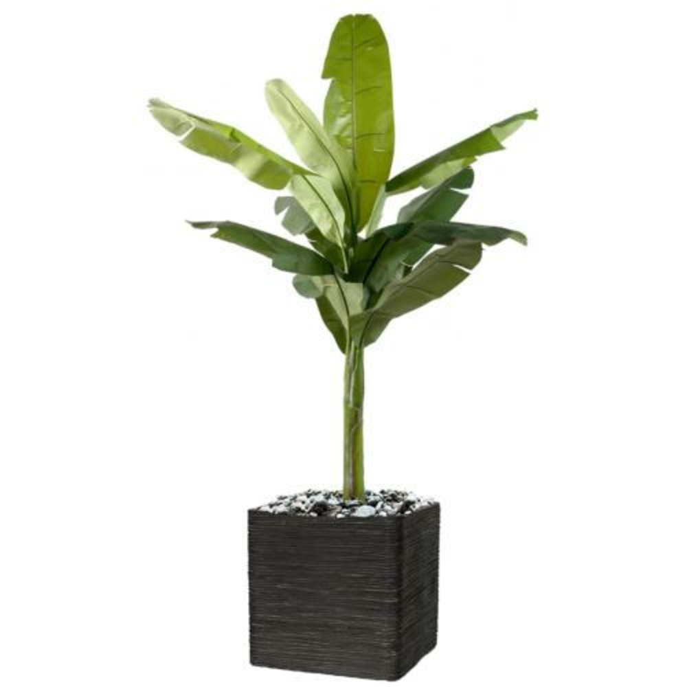 Bananier en pot artificiel h 350 cm superbe de réalisme - dimhaut: h 350 cm - co