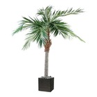 Palmier dattier artificiel h 320 cm d 160 cm en pot - dimhaut: h 320 cm - couleu