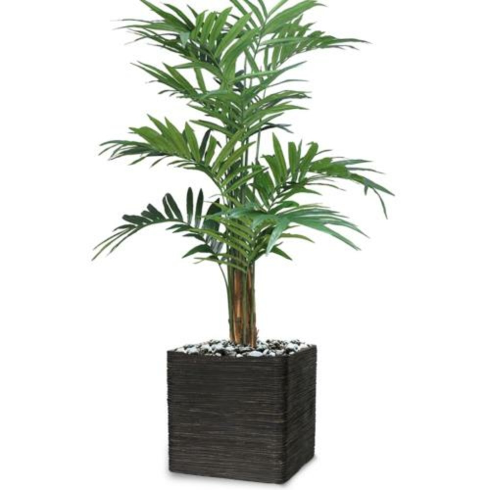 Palmier kentia artificiel h 210 cm en pot - dimhaut: h 210 cm - couleur: vert