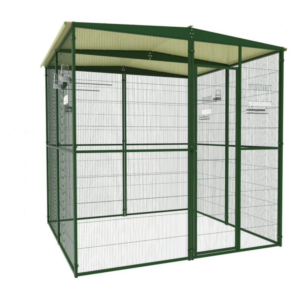 Volière de jardin de 4m2
