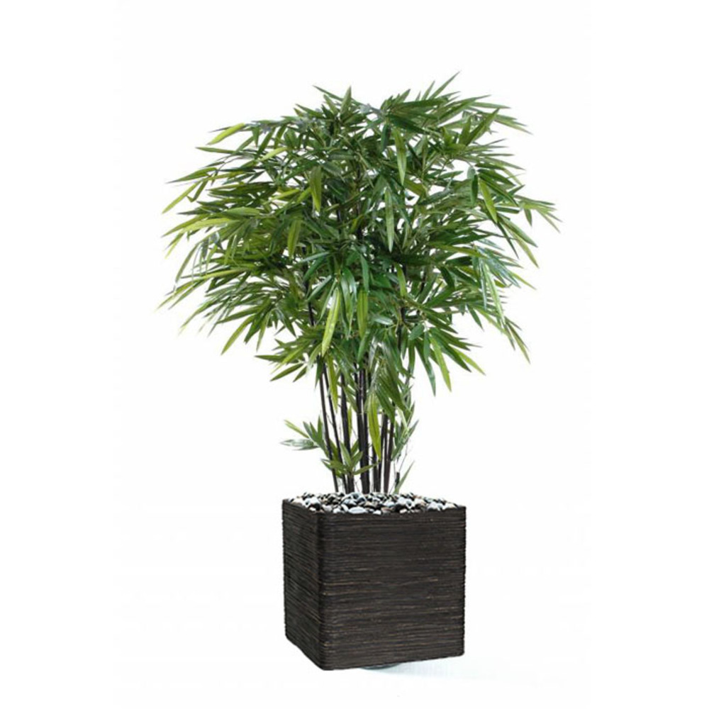 Plante artificielle d'intérieur de 158 cm, plantes vertes artificielles  avec bassin en plastique, fausses plantes vertes pour décoration d'intérieur
