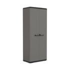 Keter | armoire utilitaire piu, gris / noir, 68 x 39 x 166 cm