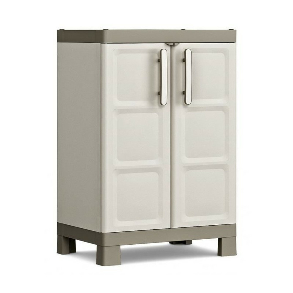  armoire basse excellence , sable /terre, 65 x 45 x 97 cm Truffaut