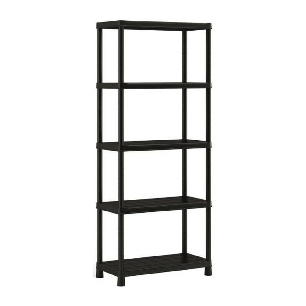 Keter | etagere plus 80/5, etageres, noir, 80 x 40 x 187 cm
