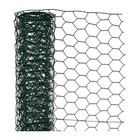 Maille hexagonale en acier galvanisé plastifié vert - ø 25 mm - 50cmx2,50 m