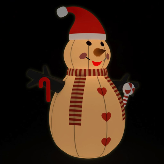 Bonhomme de neige gonflable avec led 460 cm