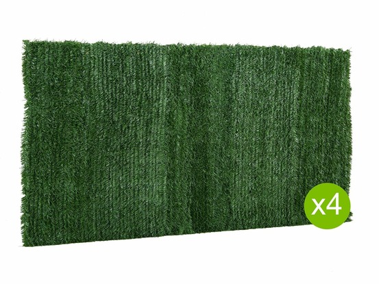 Lot de 4 haies artificielles - 200 x 300 cm