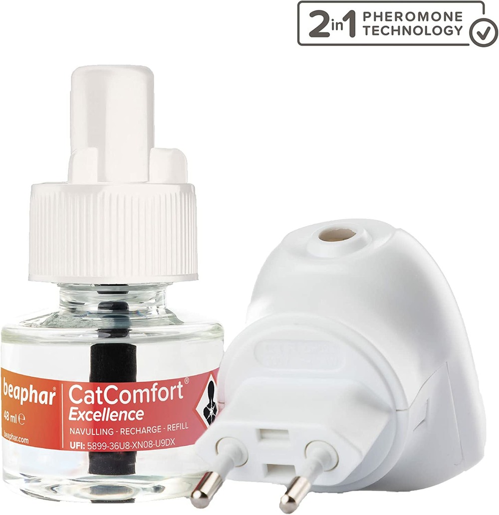 Recharge diffuseur électrique anti stress chat catcomfort excellence 48 m