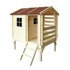Maison en bois pour enfants - 1.1m2 - 182 x 146 cm - M501B
