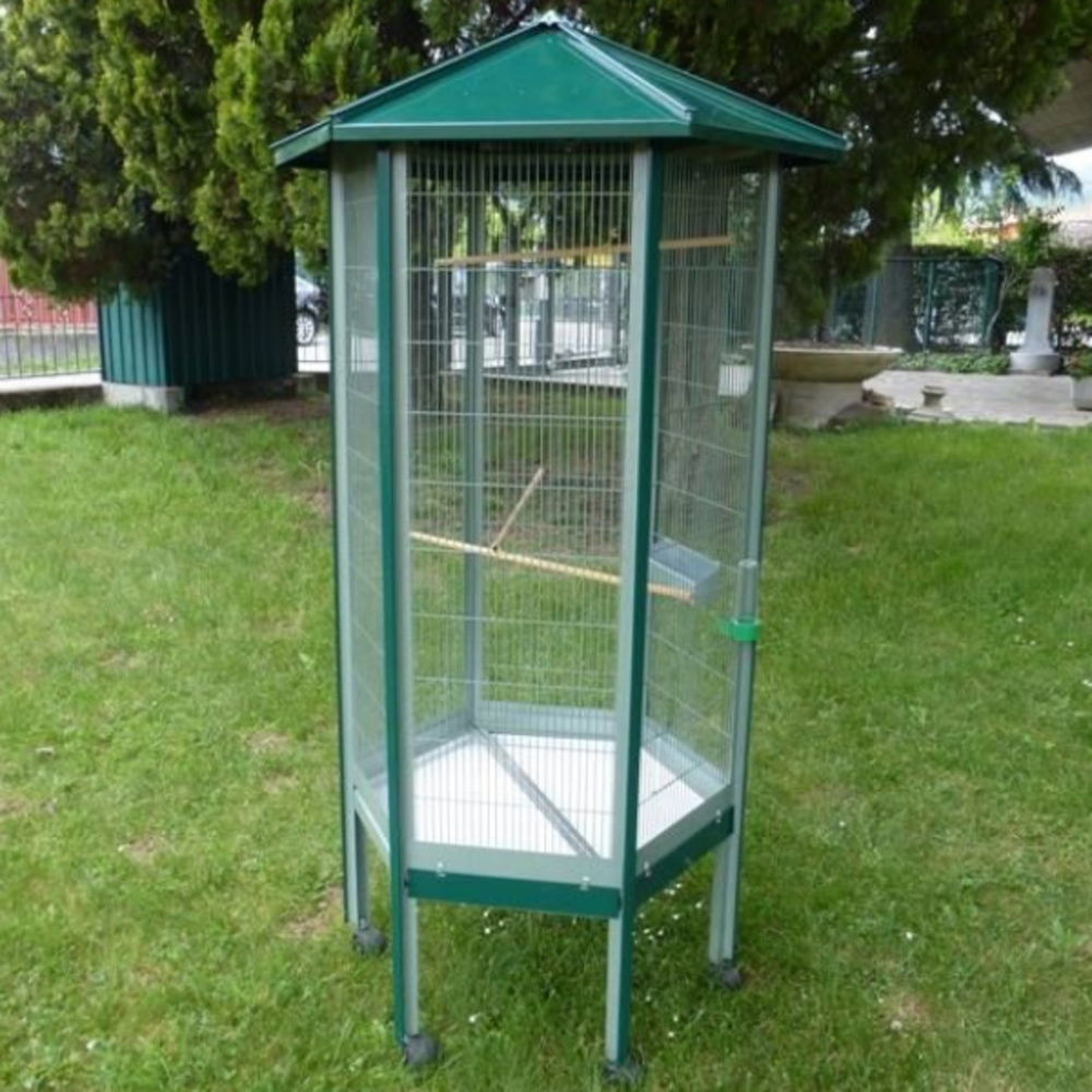 Volière pour perroquet, perruche, oiseaux exotiques rotonda 95