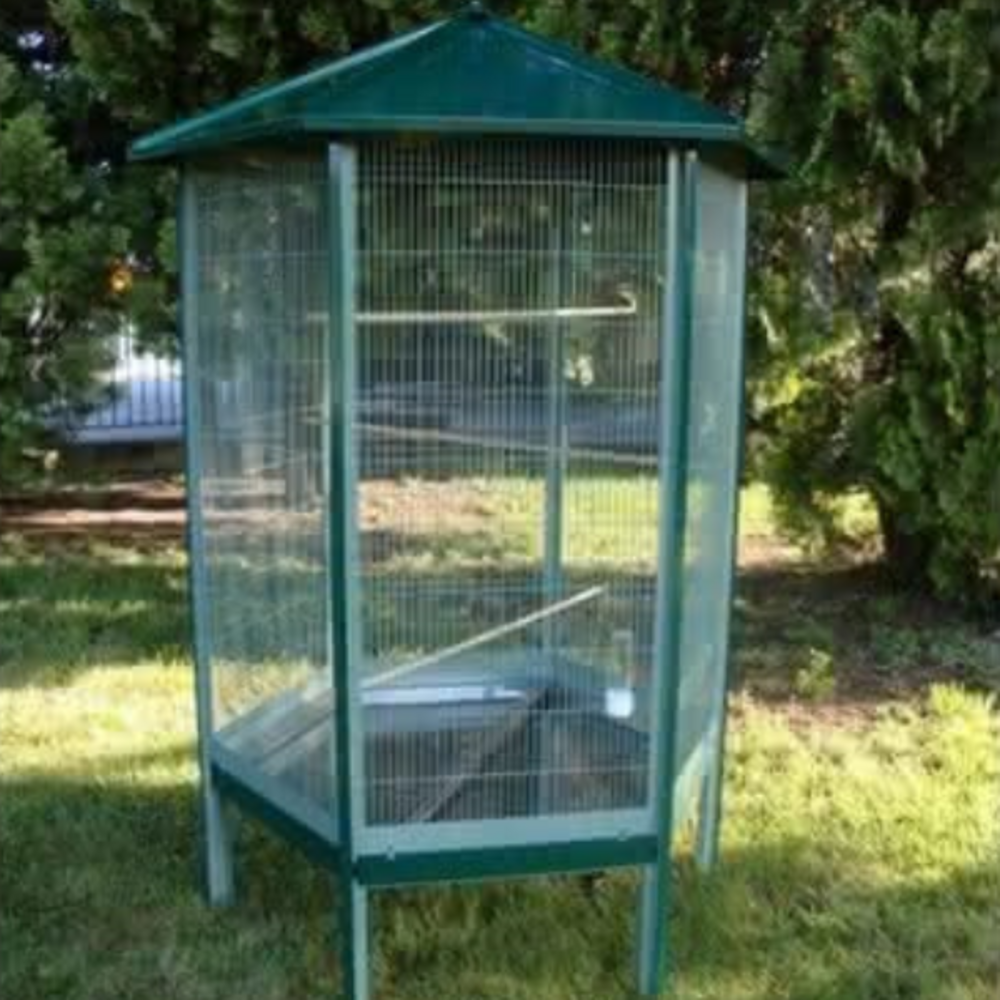 Volière pour perroquet, perruche, oiseaux exotiques rotonda 125