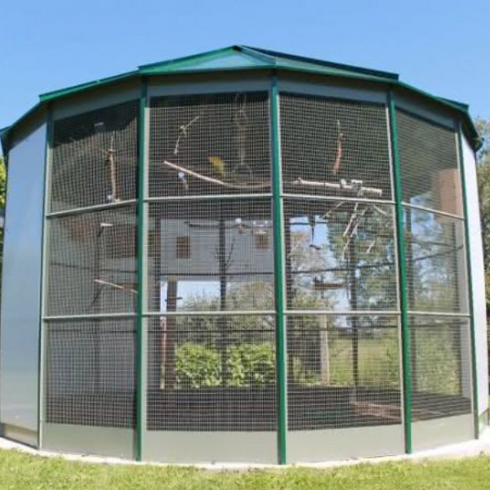 Volière pour perroquet, perruche, oiseaux exotiques rotonda 322 12x25