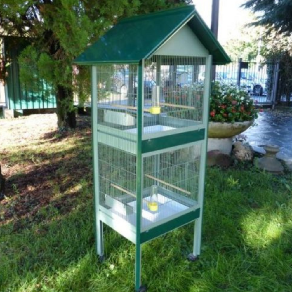 Volière pour perroquet, perruche, oiseaux exotiques tonela 50 double