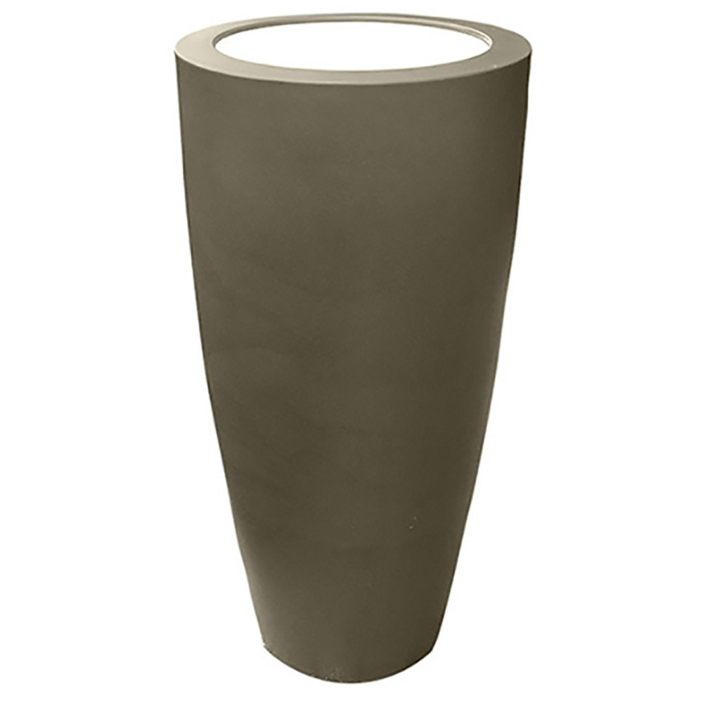 Pot conique 3 en 1 pot de fleurs-mange debout-seau à champagne dessus polyéthylè