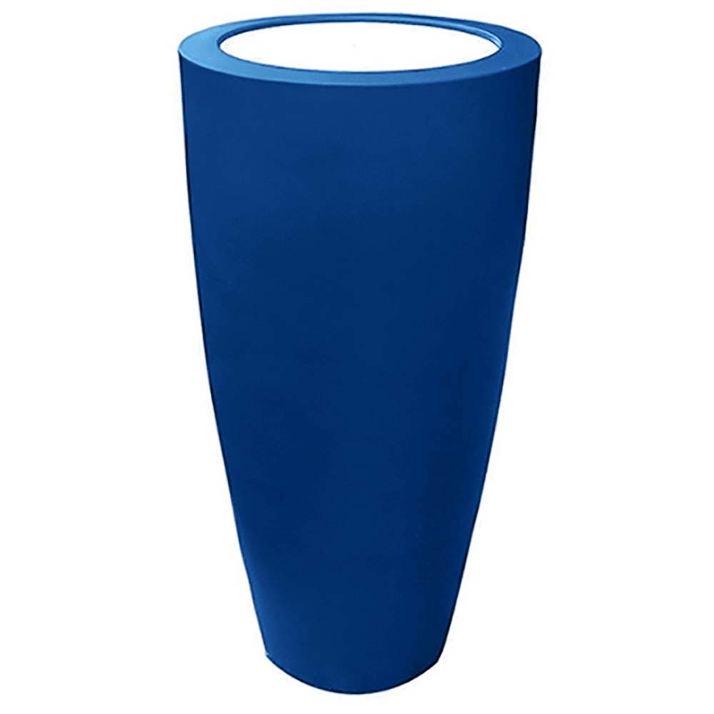 Pot conique 3 en 1 pot de fleurs-mange debout-seau à champagne dessus polyéthylè