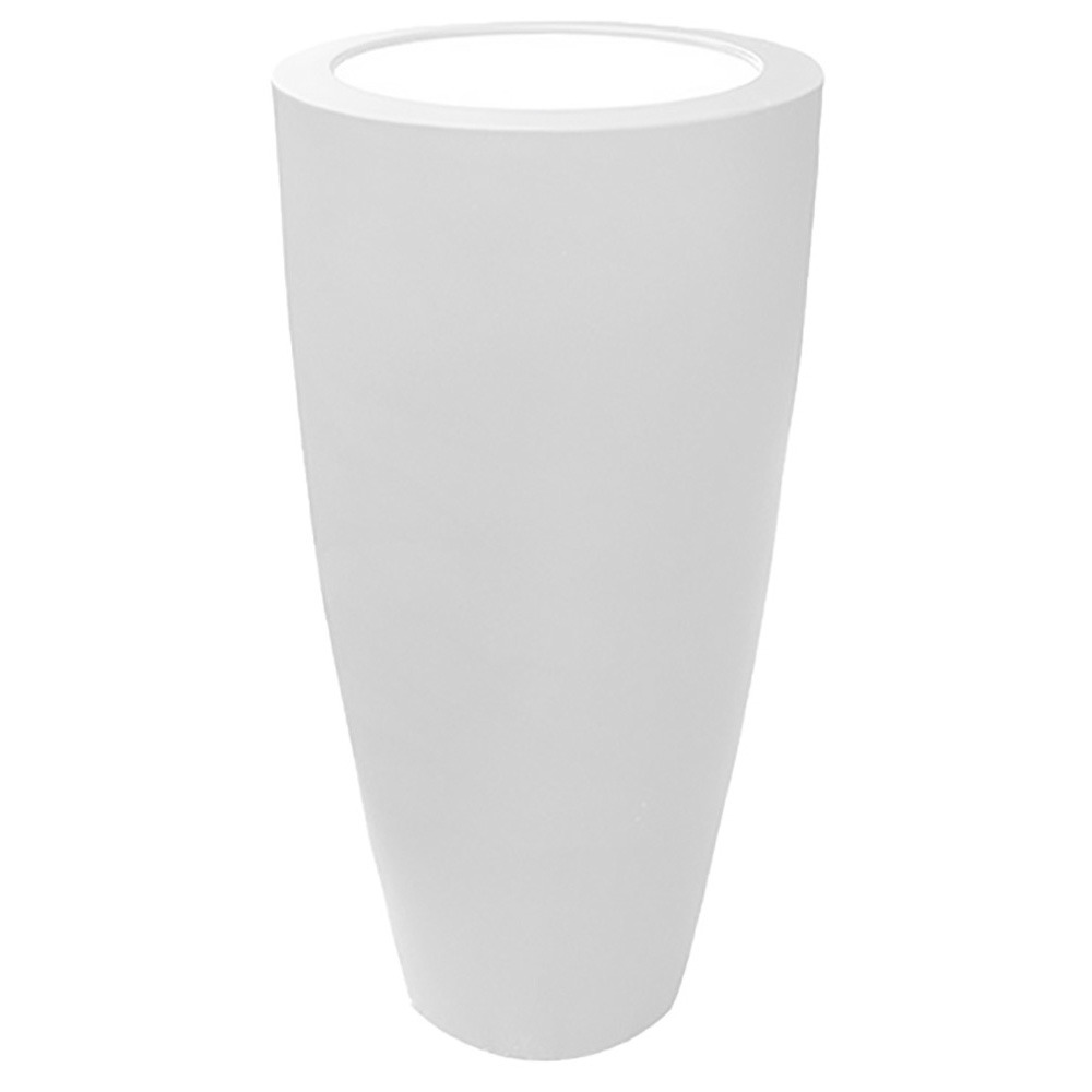 Pot conique 3 en 1 pot de fleurs-mange debout-seau à champagne dessus polyéthylè