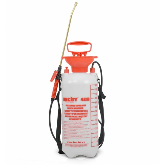 H 408 pulvérisateur à pression engrais 8l avec jet 50cm tuyau de 1,3m 3bars